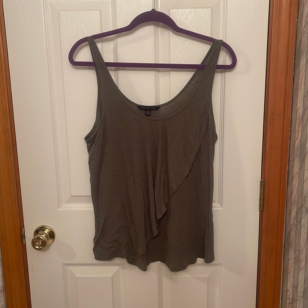 American Eagle Asymmetrical Layered Tank
